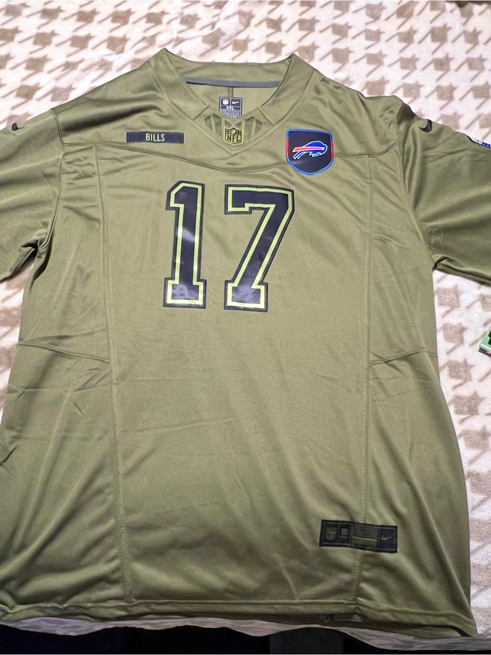 NFL Nike Military Veterans Edition Buffalo Bills Josh Allen #17 Men’s Jersey